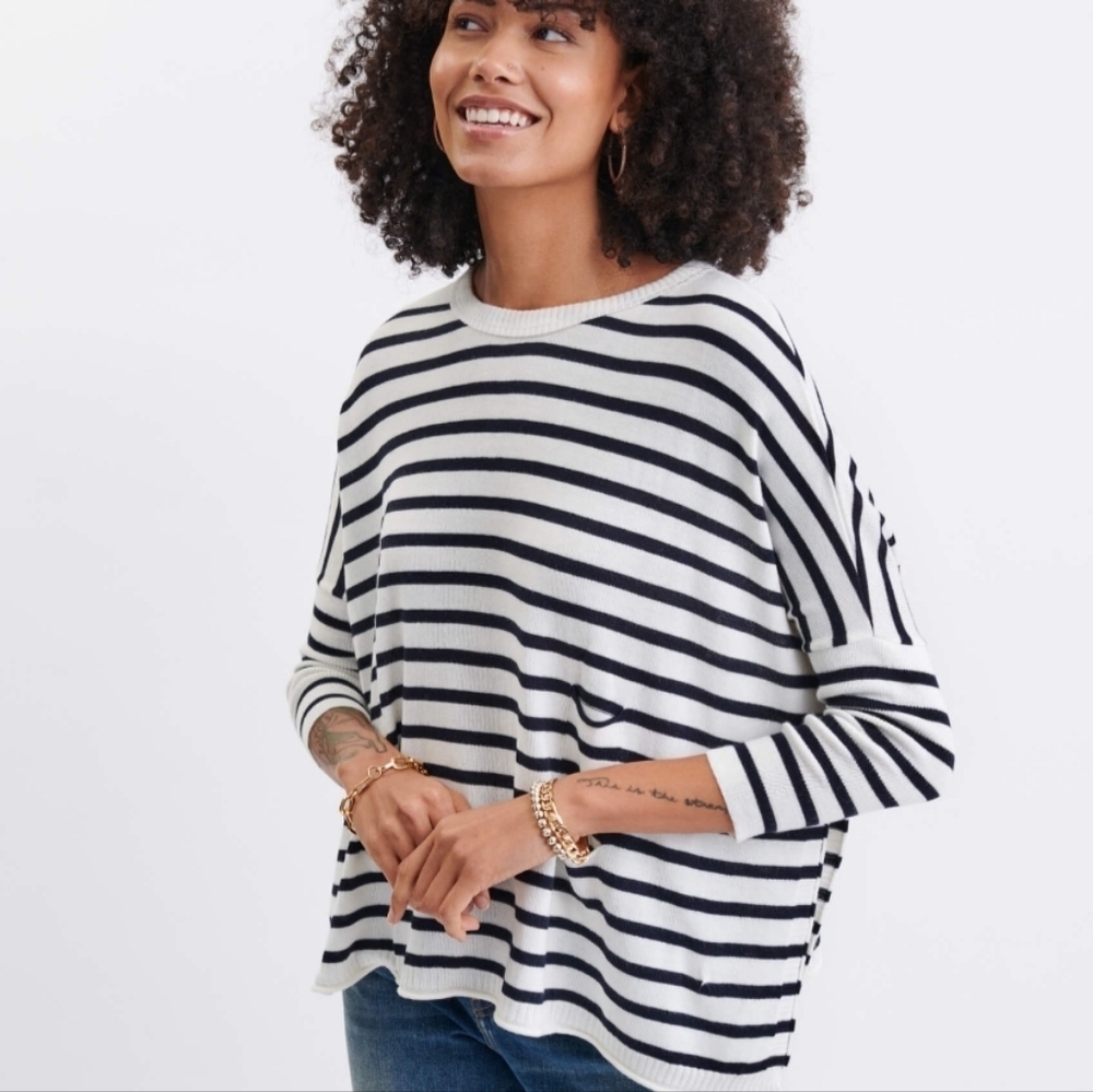 Mer Sea Catalina Stripe Pullover Sweater